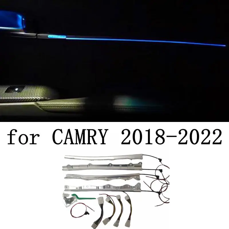 Do Toyota Camry 2018-2020 2021 2022 miska na drzwi lampa oświetlenie dekoracyjne specjalna lampa dekoracyjna lampa lodowy blękit