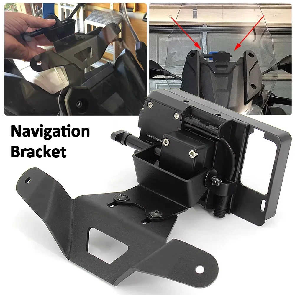 

New Motorcycle Front Phone Stand Holder For BMW C400GT C 400GT C400 GT Smartphone Phone GPS Navigation Plate Bracket