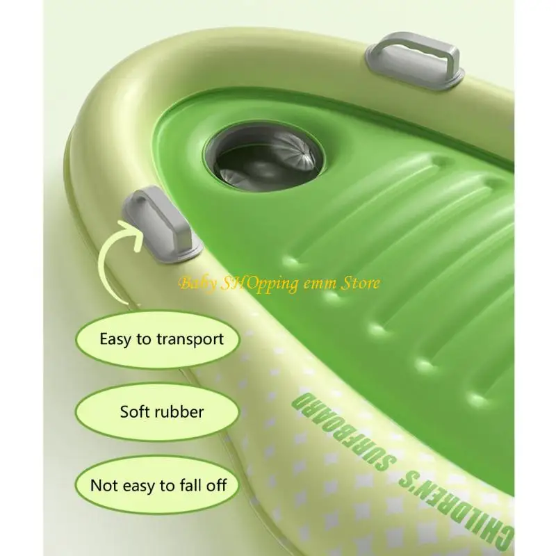 23GD Niños tabla surf inflable Diseño bomba prensa PVC PVC Dispositivo flotante estable para actividades