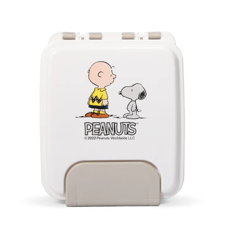 Snoopy Lunch Box Portable Compartment Fruit Food Box Office Worker Microwave Oven Lunch Boxes Student Large Capacity Fresh Boxes