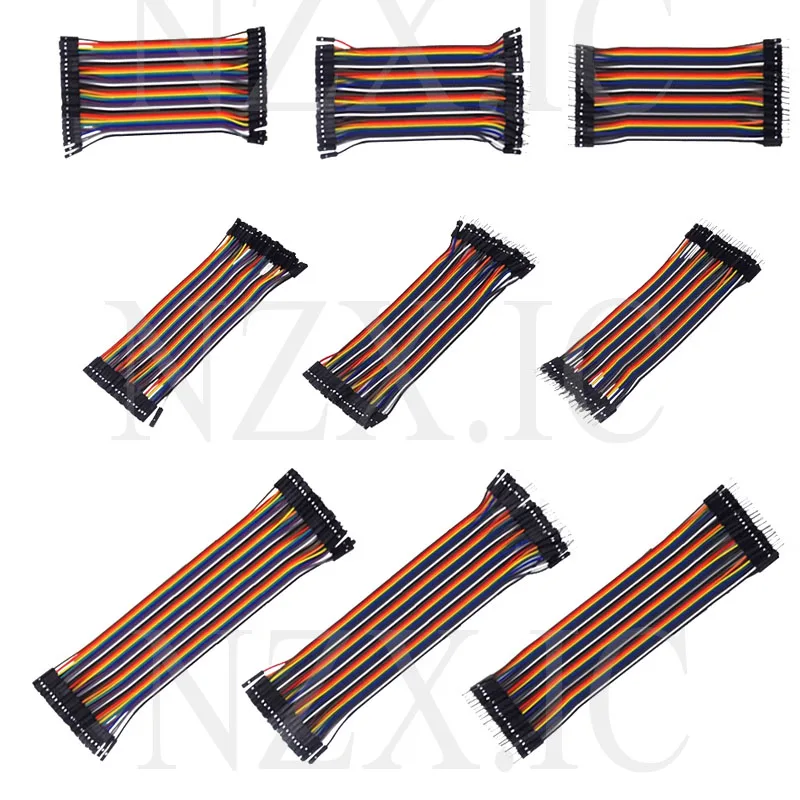 40 / 120pcs 40PIN 10cm 20CM 30cm Dupont Line Male to Male + Female and Female to Female Jumper Dupont Wire Cable For DIY KIT