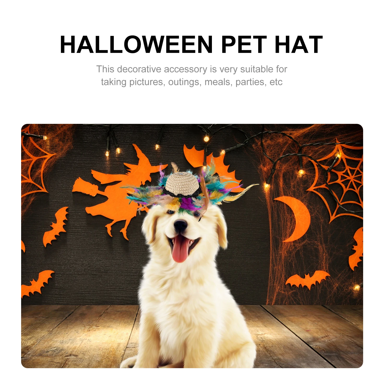

Pet Hat Cosplay Costume Cat Halloween Accessory Kitten Decorative