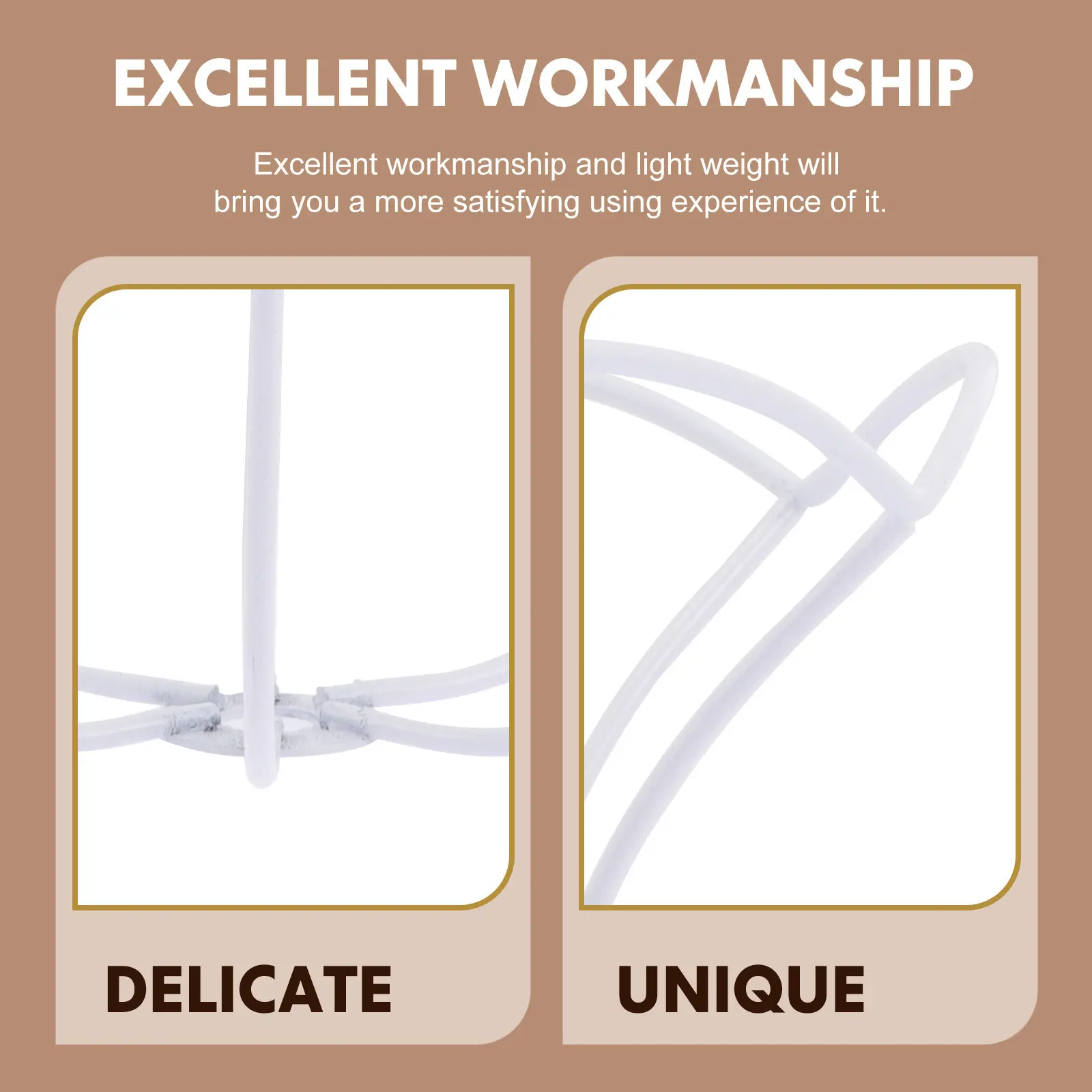 Iron Chandelier Iron Lamp Shade Frame Bracket DIY Table Lamp Frame Cover Simple Structure Home Office Cafe