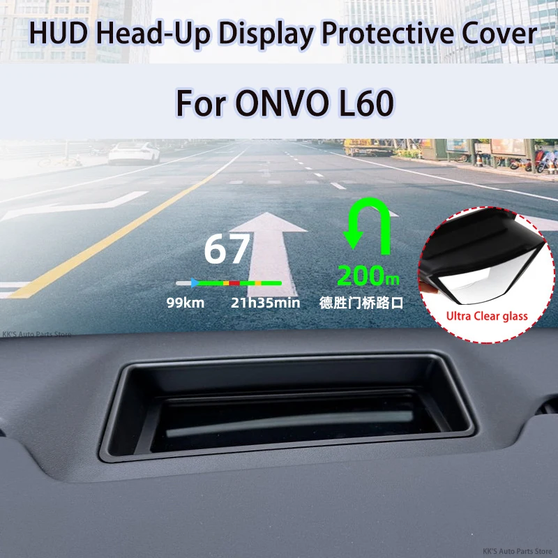 HUD Head-Up Display Protective Cover & Dashboard Dustproof Cover for ONVO L60, Car Interior Accessories