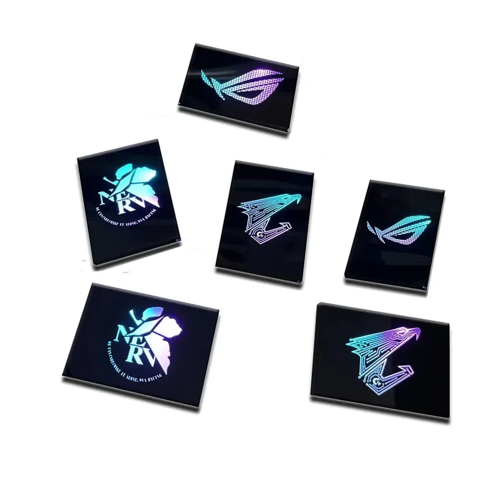 

Осветительные панели MOD ROG EVA для корпуса ПК/GPU/SSD, ARGB 5 В 3-контактный AURA SYNC, декоративная пластина для игрового шкафа, охладитель воды