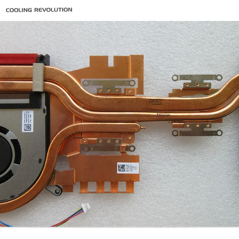 Imagem -04 - Ventilador de Refrigeração do Dissipador Calor da Cpu do Portátil Original para Asus Tuf Gaming Fx705du Fx505gu Gtx1660ti Gpu 13nr02q0am0101 Novo
