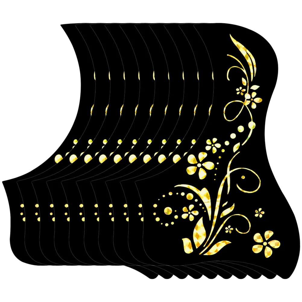 

10 Pcs Guitar Pickguard Protection Board Acoustic Replacement Plastic Folk Protective Plate