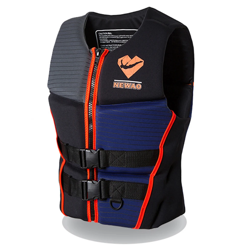 Adults Life Jacket Neoprene Water Sports Safety Life Vest for Water Ski Wakeboard Swimming Fishing Boating Kayak Safety Cloth