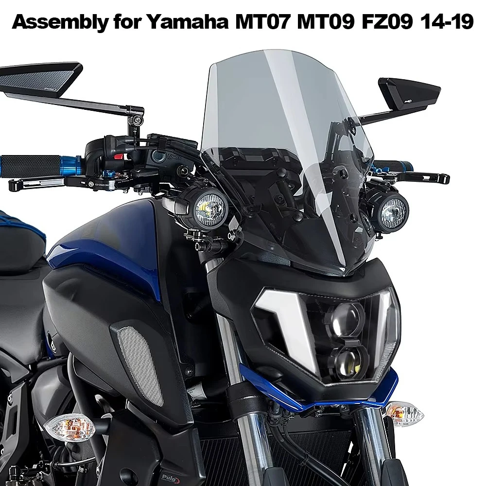 Motorcycle Lighting System for Yamaha MT09 Headlight High Low Beam DRL for Yamaha MT09 MT07 FZ09 Motorcycle Led Headlights