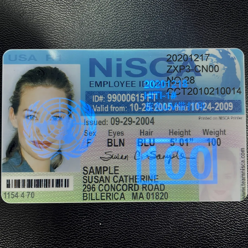 Imagem -03 - Fita Invisível Invisível para Cartão de Identificação Zebra Zxp3 800033-uv Vermelho Verde Azul 1000 Impressões Rolo