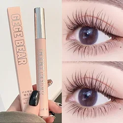 Gege bear slender curled mascara, dense waterproof and long-lasting setting, not easy to smudge beginner eyelash brush