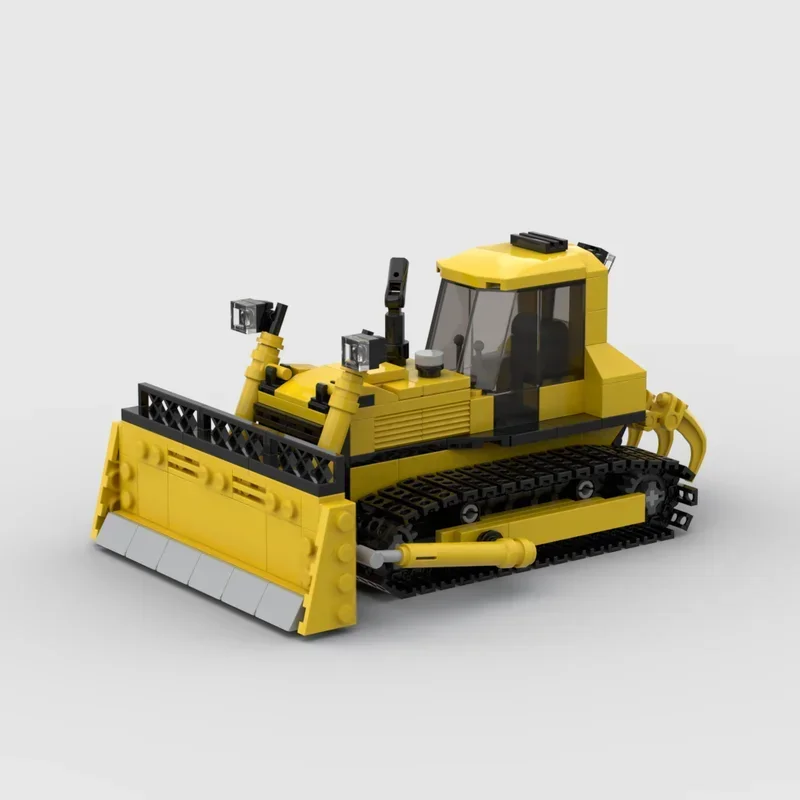 Moc Building Blocks Engineering Vehicle Series Model Technology Brick DIY Bulldozer Assembly Toy Holiday Gifts