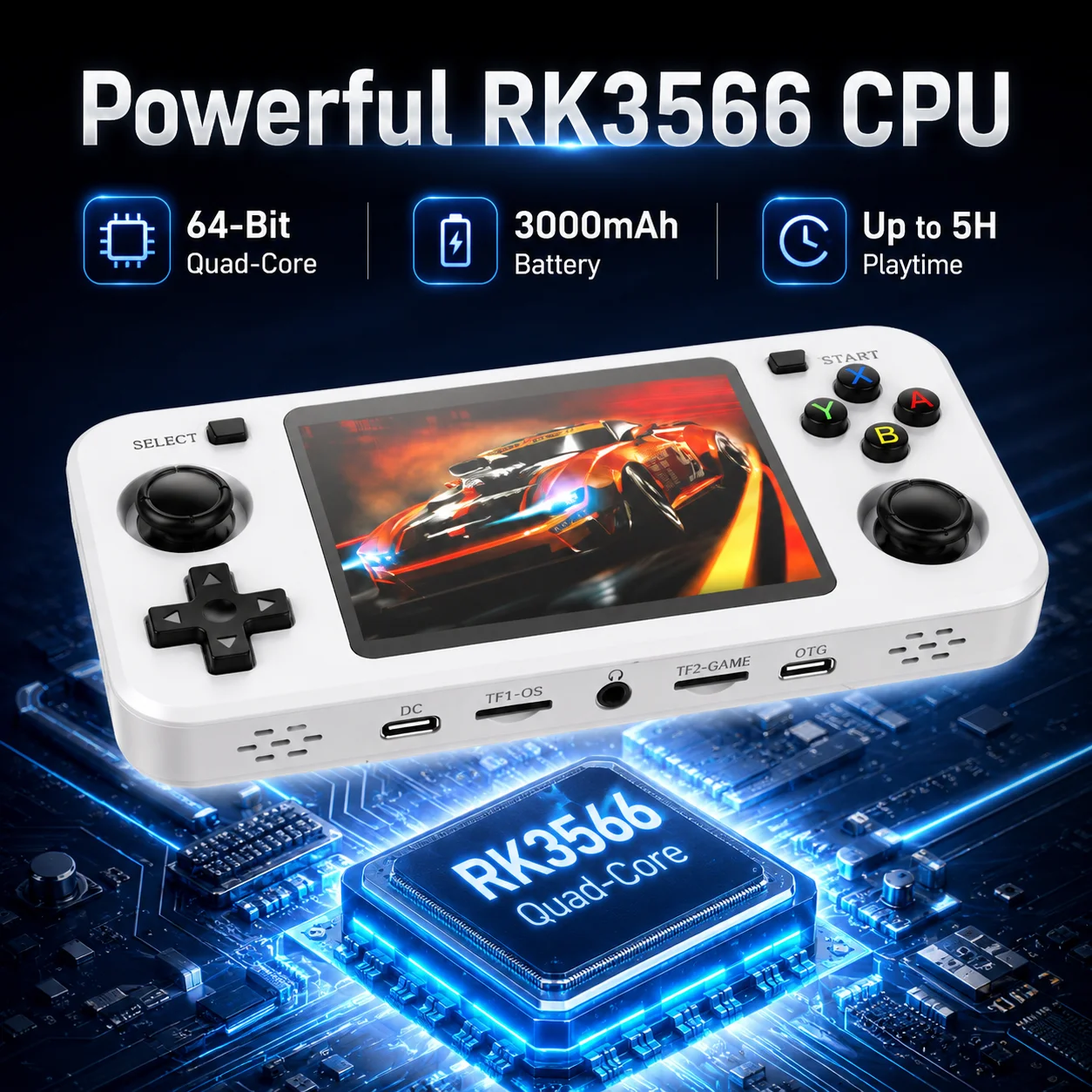 R36H ハンドヘルドゲーム機 3.5インチIPSスクリーン - Gaming Console R36H のレビューと価格