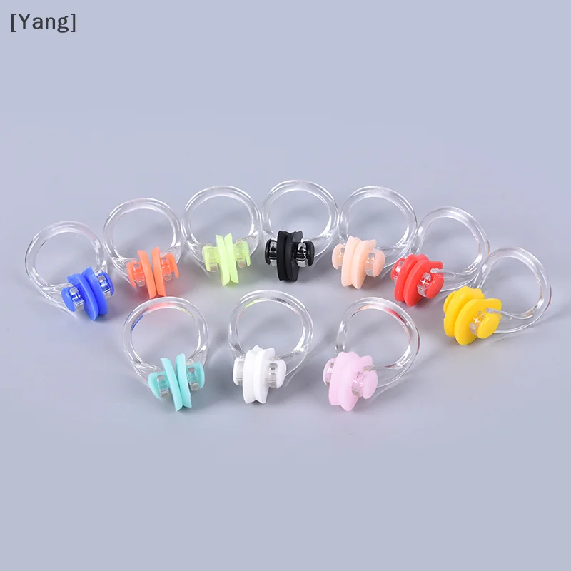 10 Pcs/lot High Quality Reusable Soft Silicone Swimming Nose Clip Comfortable Diving Surfing Swim Nose Clips For Adults Children