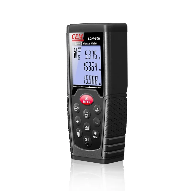 Premium NEW  LDM-60H Laser Rangefinder High Precision Infrared Rangefinder Measuring Room Instrument Outdoor Anti-glare LDM-60H