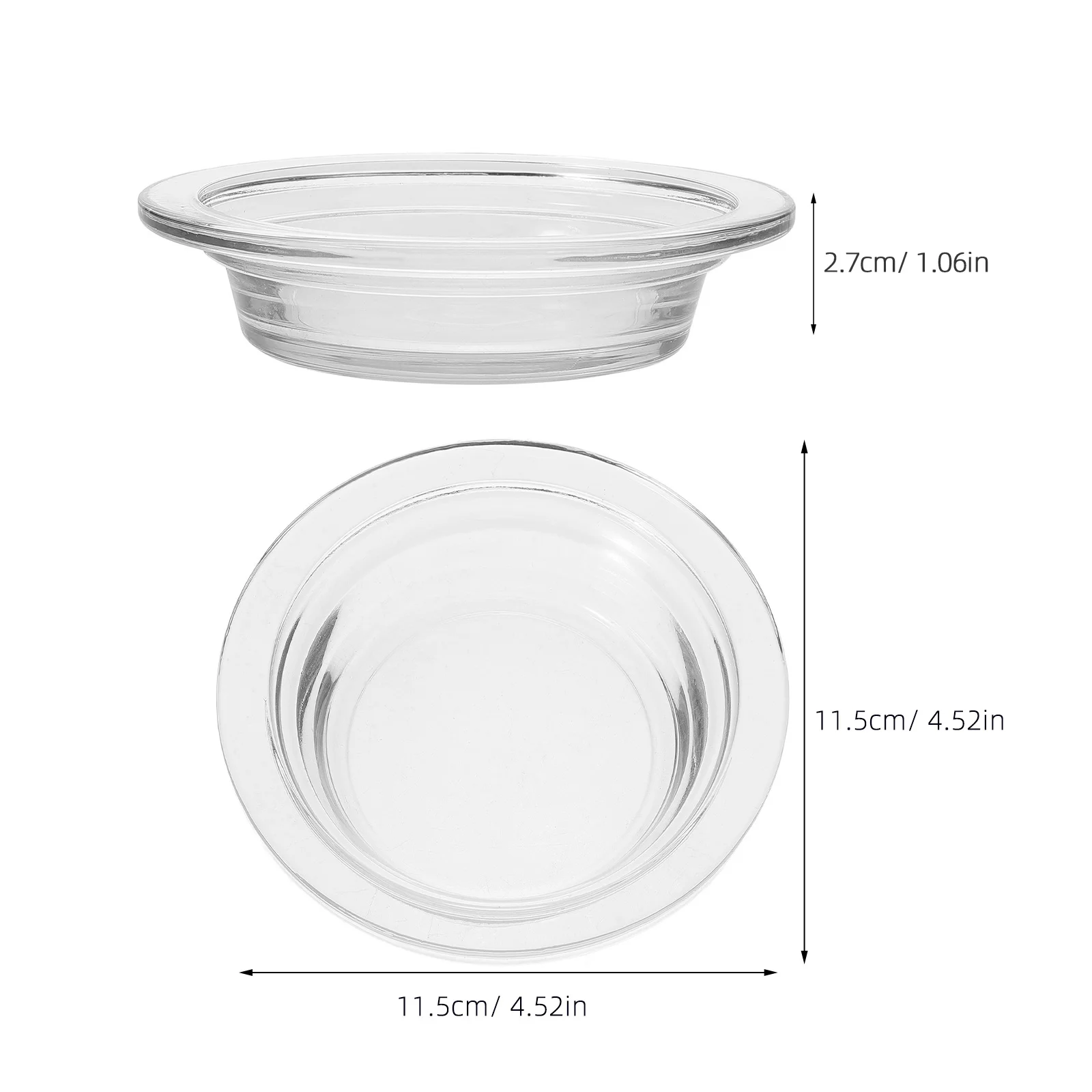 Tableware Aromatherapy Glass Dish Mother Insulated Cup Round Wax Bowl Diffuser Fragrance Lamp