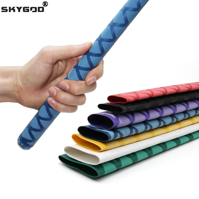 1M Non Slip Heat Shrink Tube Dia 15 18 20 22 25 28 30 35 40 45 50mm Fishing Rod Wrap Handle Insulated Protect Waterproof Cover