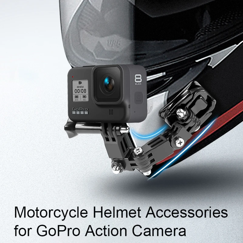 Adjustment Base Helmet Chin Mount Riding Belt Head for Gopro  13 12 11 10 DJI OSMO Action 3 4 Insta360 X4 X3 Camera Accessories