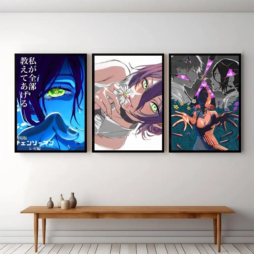 Chainsaw Man Poster Posters Decorative Paintings Study Bedroom Bar Background Wall Murals Gifts