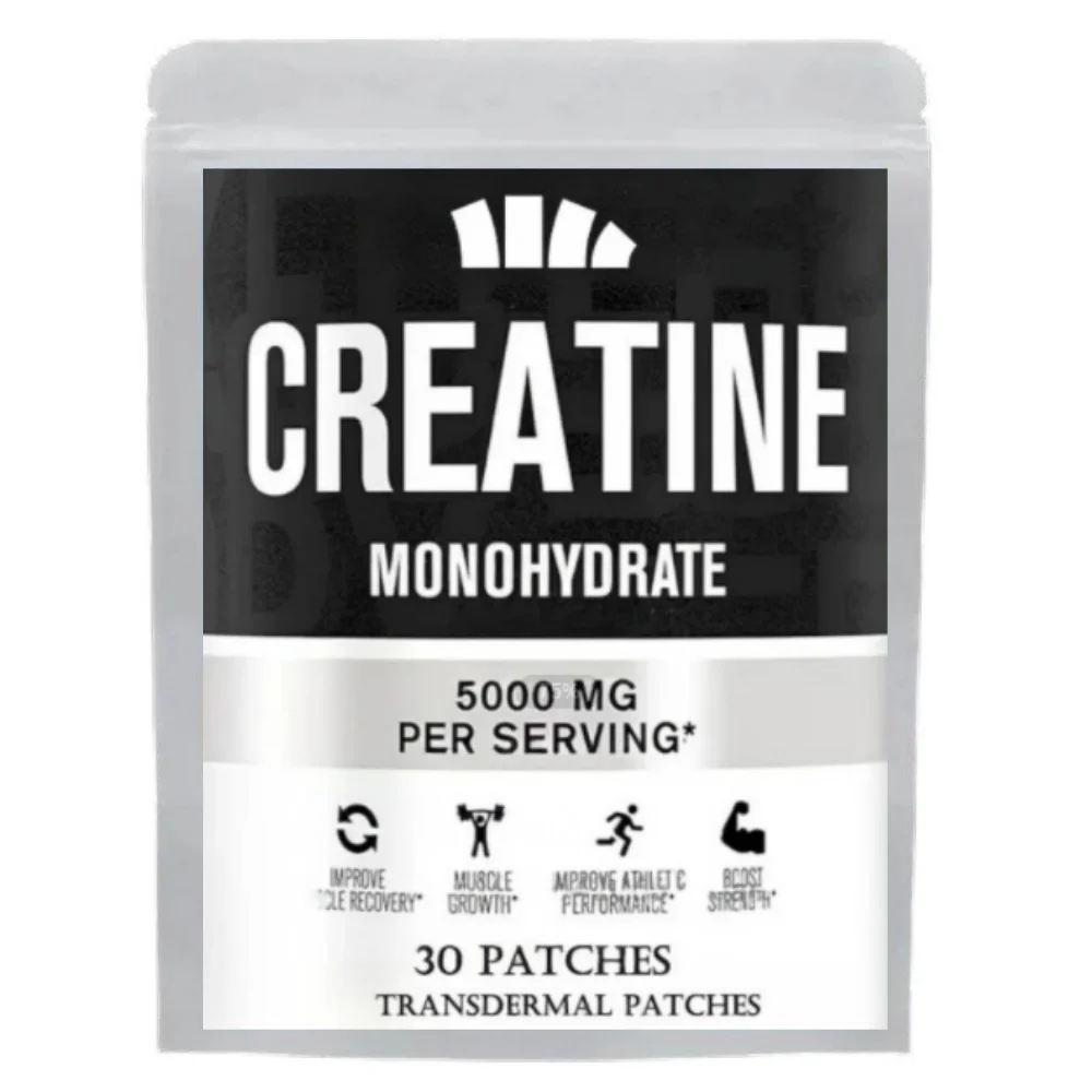 

30-пластыри, кретиновые моногидратные трансмимерные пластыри, поддерживающие рост мышц, восстановление и повышение спортивной производительности