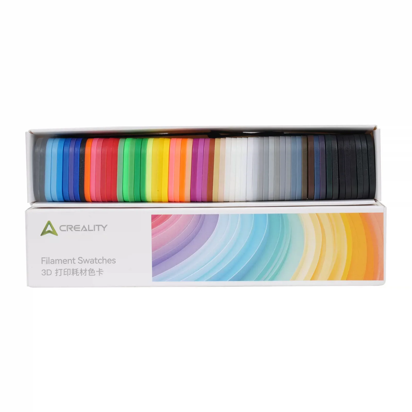 Creality 3D Printing Filament Color Chart Material Swatch Card Reference Display Card for 3D Printer Filament Accessories