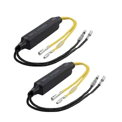 12V 21W Motorcycle Flashing Turn Lights LED Load Resistance Decoder Light Blinker Error Repair Lamp Malfunction Eliminator