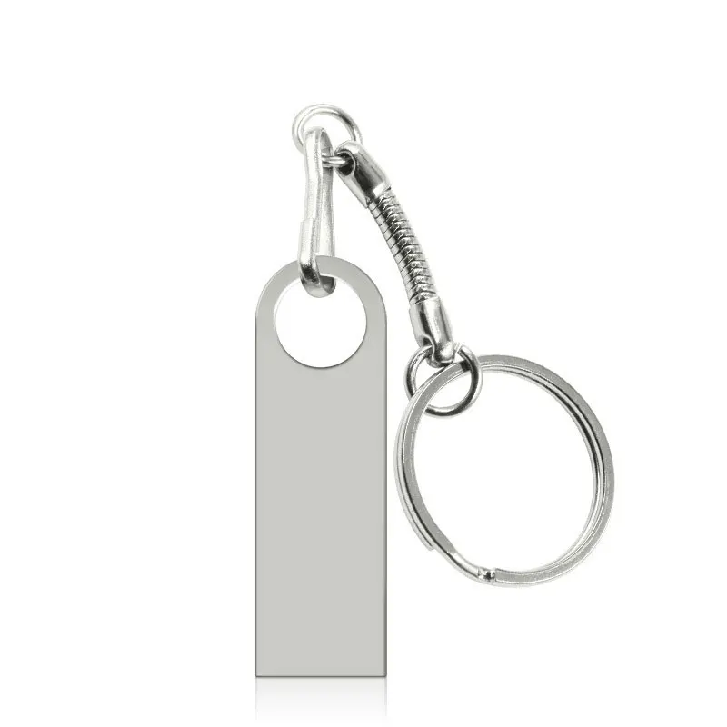 Waterproof usb flash drive pen drive 8GB 16GB 32GB 4GB 64GB 128GB Metal pendrive Card Memory Stick Drives u disk with key ring view 5