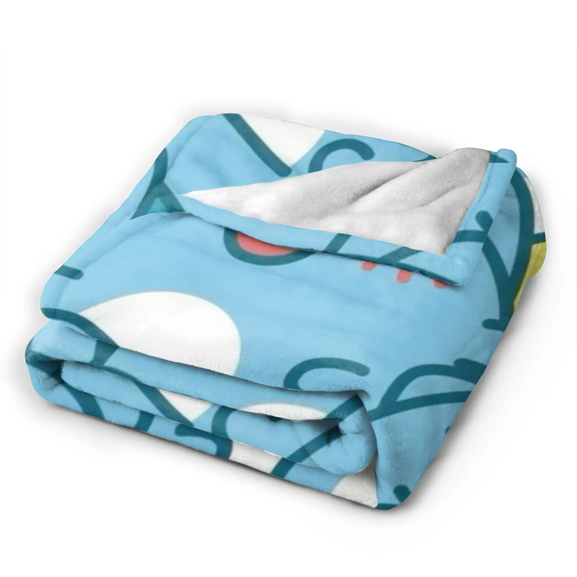 Bugcat كابوس الكرتون ستة أرجل الأزرق القط البطانيات الصوف متعددة الوظائف فائقة النعومة رمي البطانيات للمنزل أفخم رقيقة لحاف #5