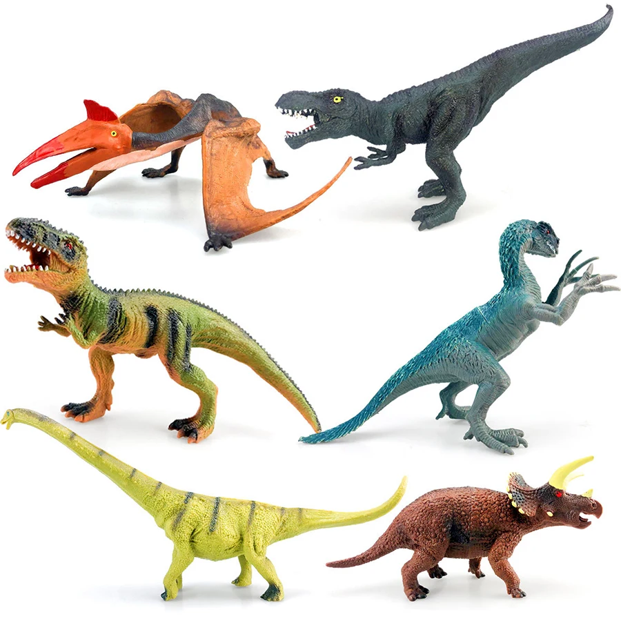 1pcs- Oenux Mini Jurassic Stegosaurus Saichania Solid PVC Dinosaur World Animal Model Action Figures Collection Toy For Kids