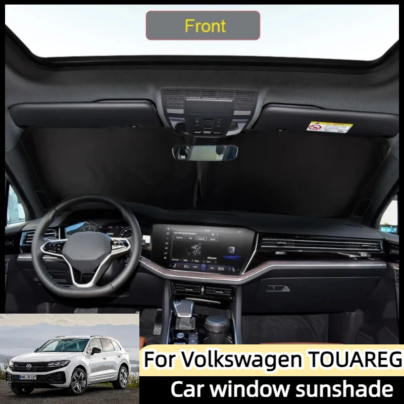 

For Volkswagen TOUAREG 2011-Present Car Black Windows Privacy Sunshade Auto Anti-UV Heat Insulation Protect Cover Accessories