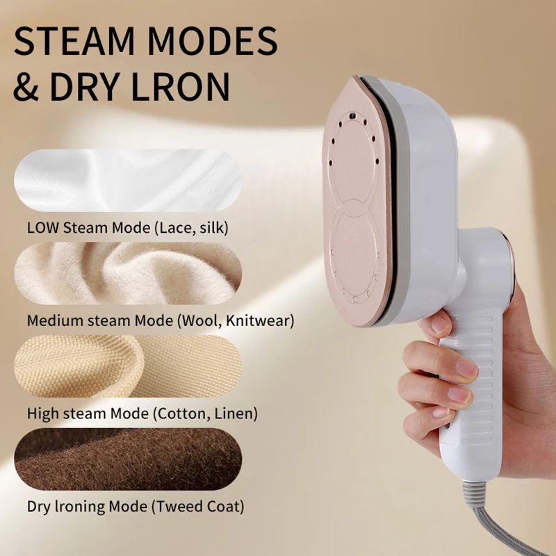 1200W Handheld Steam Iron Foldable Garment Steamer Portable Travel Steamer Rotable Handle Electric Iron 110V/220V