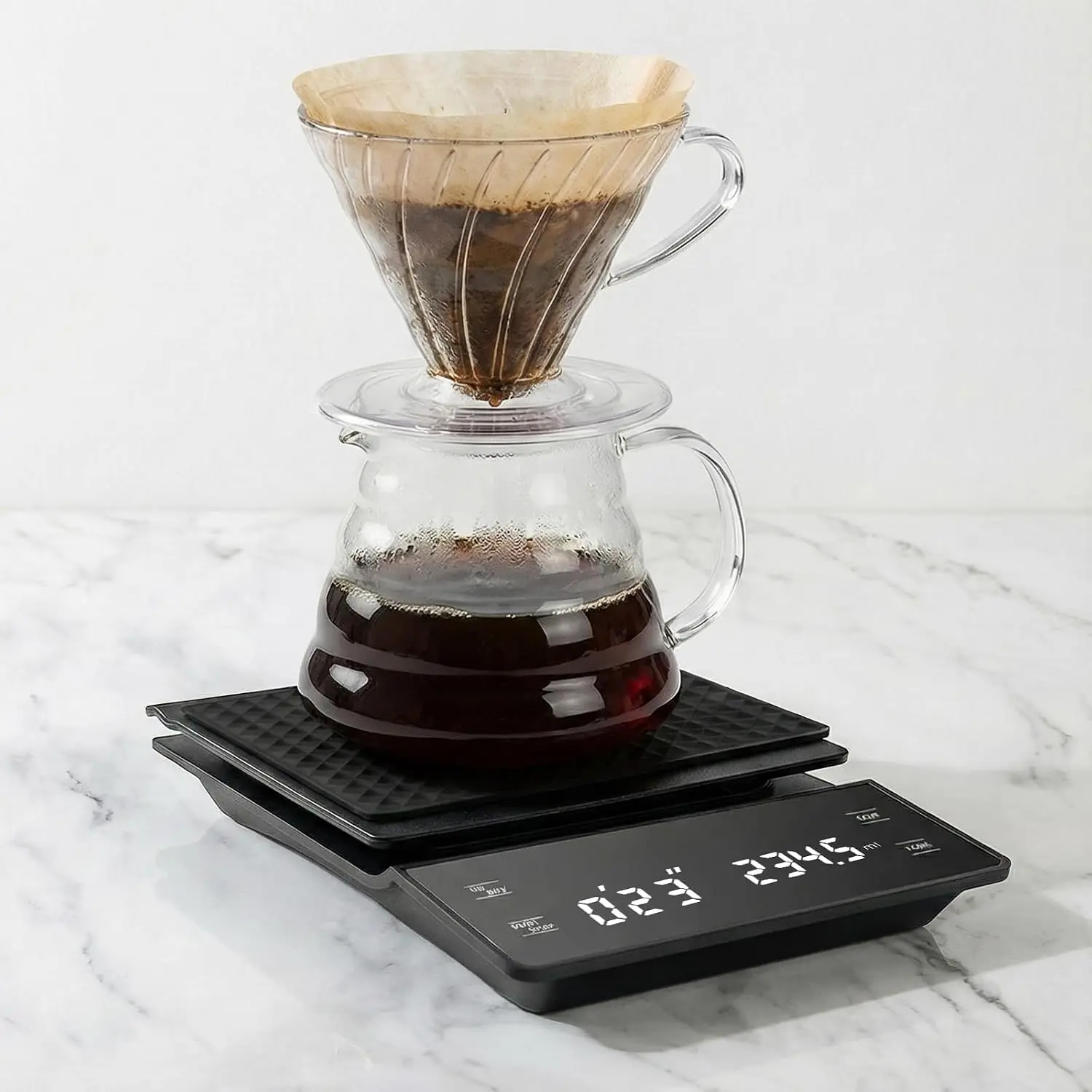High Precision Coffee Scale, 3kg/0.1g, Digital Kitchen Scale with Timer for Espresso & Pour-Over image 6