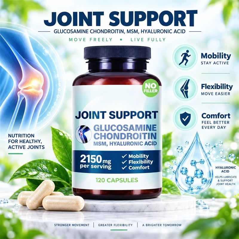 2150mg Joint Support Supplement with Glucosamine Chondroitin MSM - Cartilage Repair And Back Neck Knee Joint Health Improvement