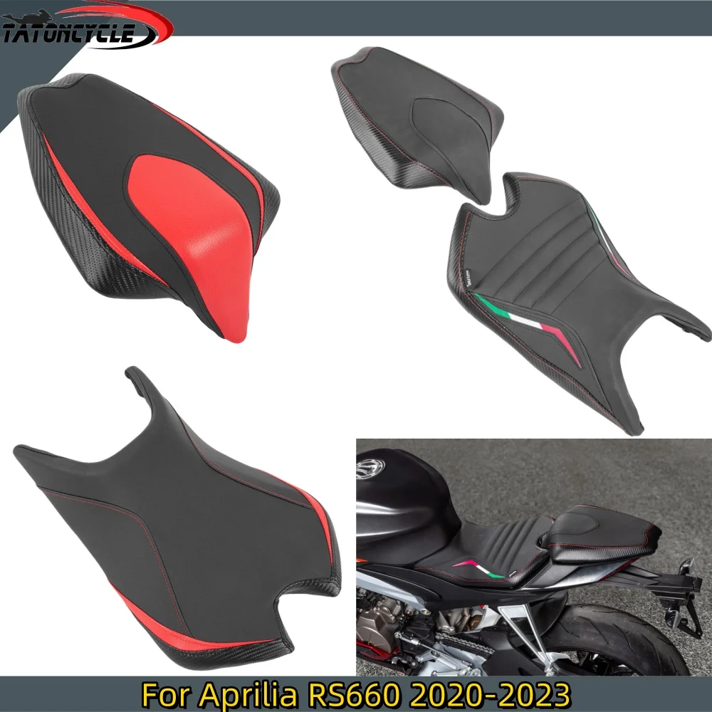 

For Aprilia RS660 RS 660 Motorcycle Front Driver Seat Cover Cowl Pad 2020-2023Rear Passenger Cushion Pillion Fairing Accessories