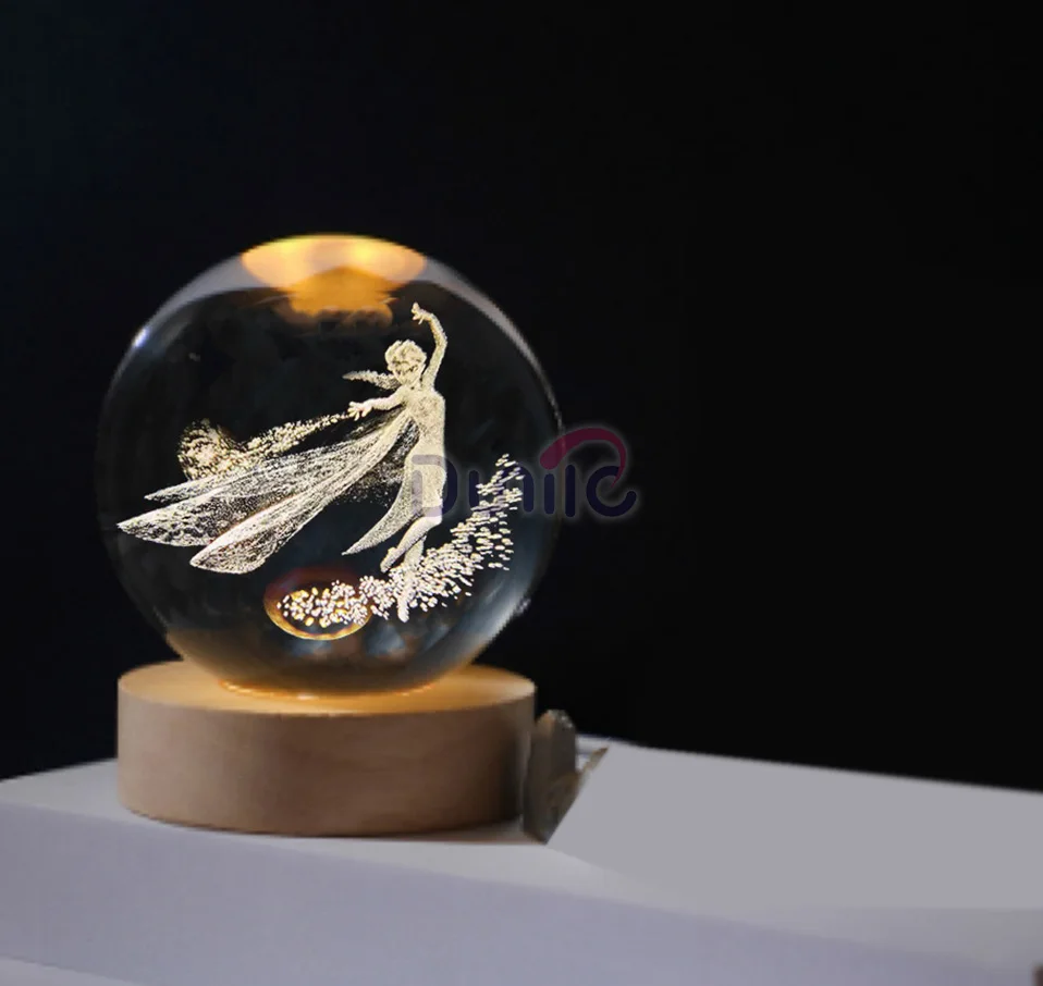 3D Elsa Galaxy Crystal Ball 2.36\