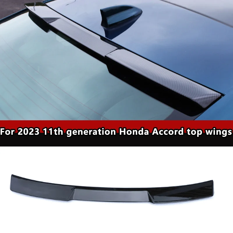 

For 2023 11th generation Honda Accord Rear Trunk Lid Top wing ABS Car Tailgate Flap Trim Decklid Lip Body Accessories