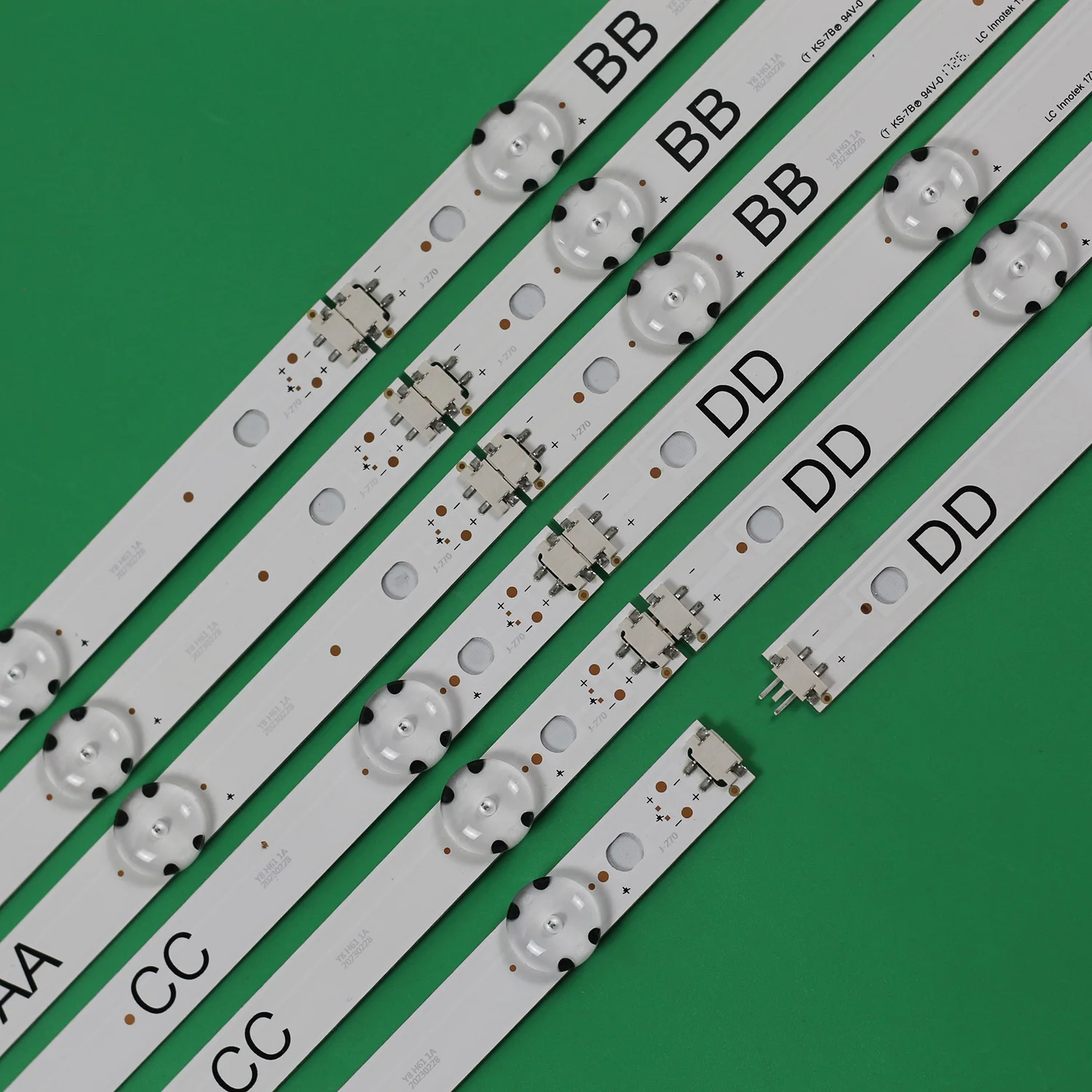 Tira de LED para iluminación trasera 65UJ634V-TD 65UJ6300-UA 65UJ5500-UA 65UJ634V-ZD NC650DGEAAFX7 EAV64054301 EAV63673007 65UJ630Y 65UJ630Y-TA