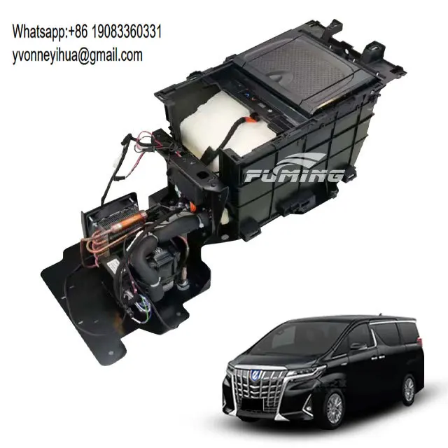 

Центральная консоль-подлокотник для Toyota Alphard серий 30 и 40 с компрессором и холодильником
