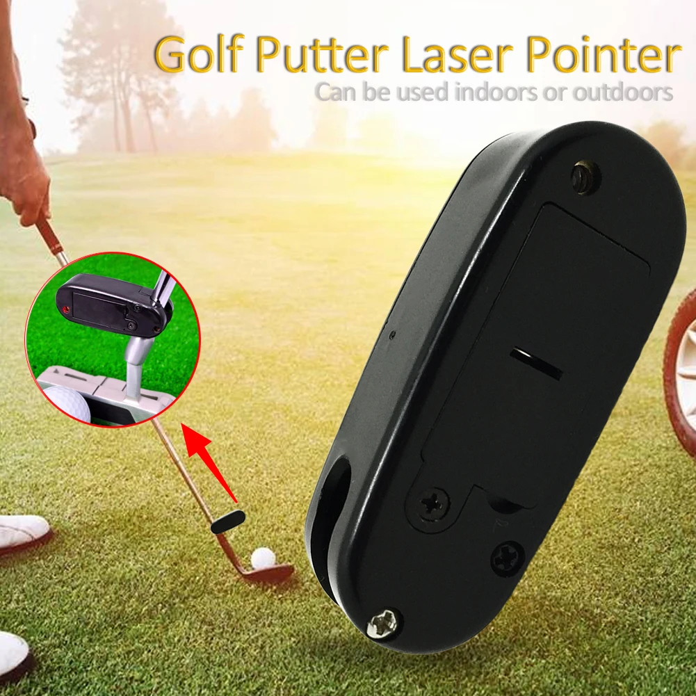 Mini Golf Putter Sight Portable Golf Lasers Putting Trainer ABS Golf Putt Putting Training Aim Improve Line Aids Corrector Tools