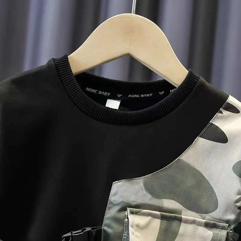 New Boy Sets 2 Pieces  Kids Suit Outfits Children Clothing  Autumn  Spring  ST2025-075