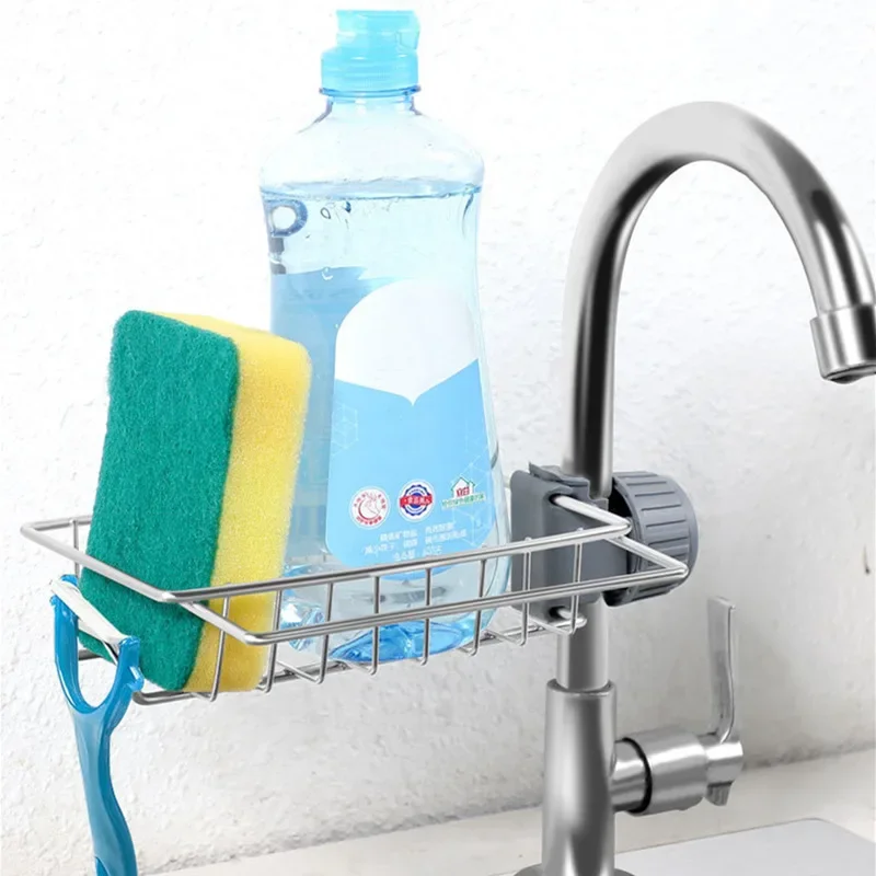 Stainless Steel Adjustable Dishcloth Drainer Rack for Kitchen and Pool Towel Storage