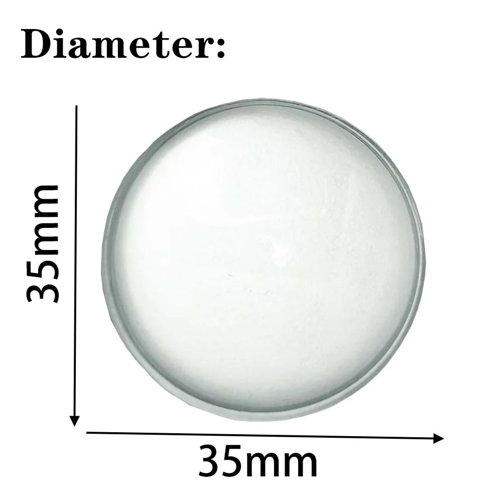 LED Bulb Tube Focusing Flashlight Glass Lens Szie 35x20mm Optical Lens Convex Lens For DIY Wall Washing Lamp Floodlight