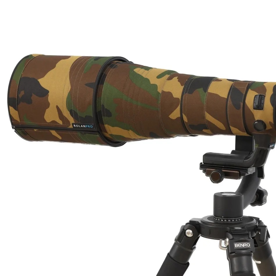 ROLANPRO Lens Camouflage Coat Rain Cover For Nikon AF-S 300mm f/2.8 G ED VR I/II Lens Protective Case For Nikon SLR camera image 3