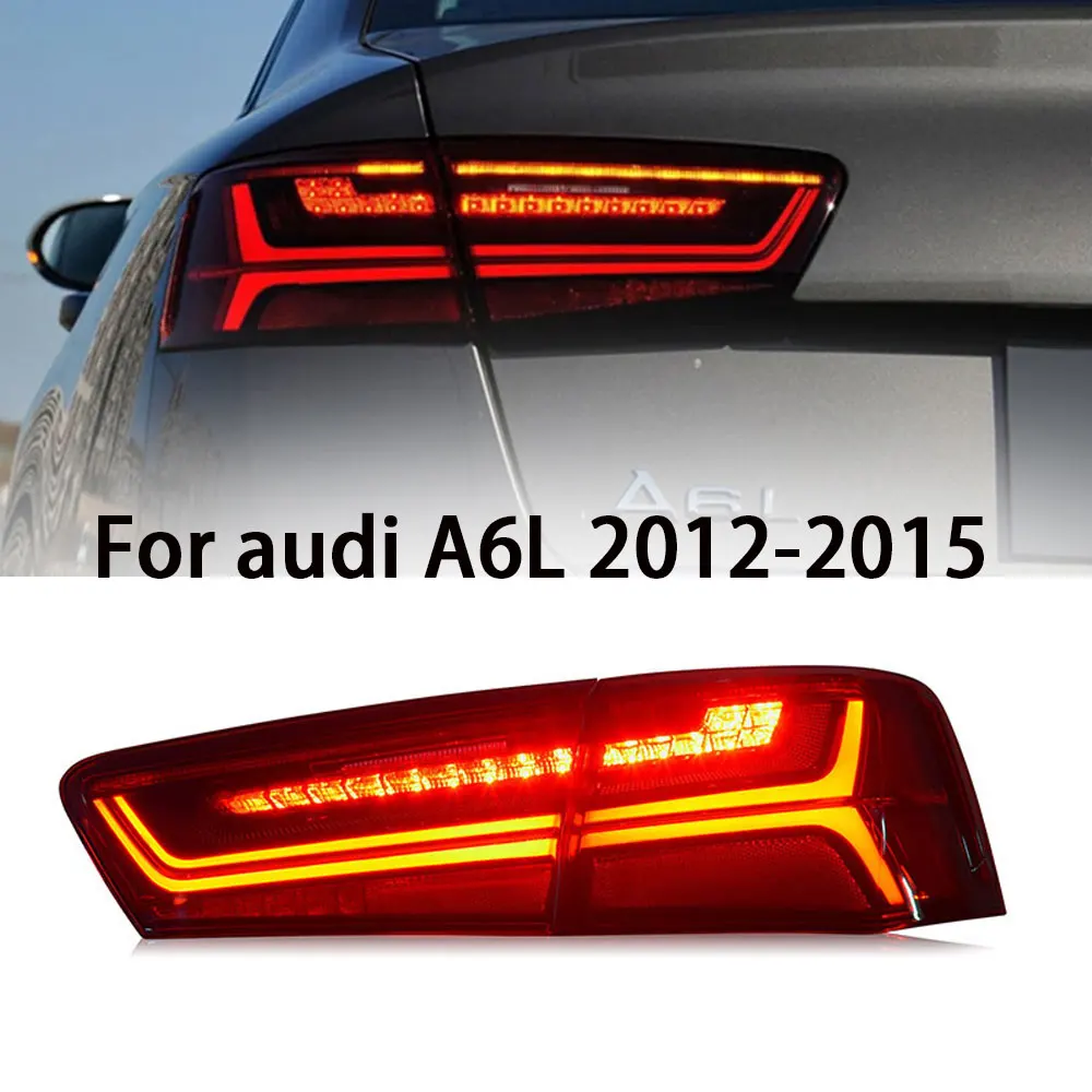 

Car Lights Accessories For Audi A6 Tail Lights 2012-2015 /2016-2018 A6L C7 PA LED Taillight Assembly Upgrade 2023 Newest Design