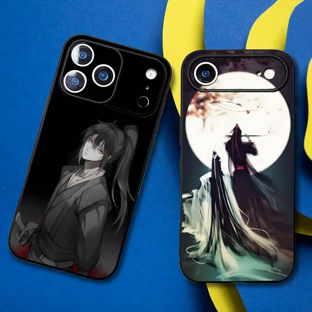 

Mo Dao Zu Shi Phone Case For iPhone17,16,15,14,13,12,11 Plus,Pro Max Soft Black Cover