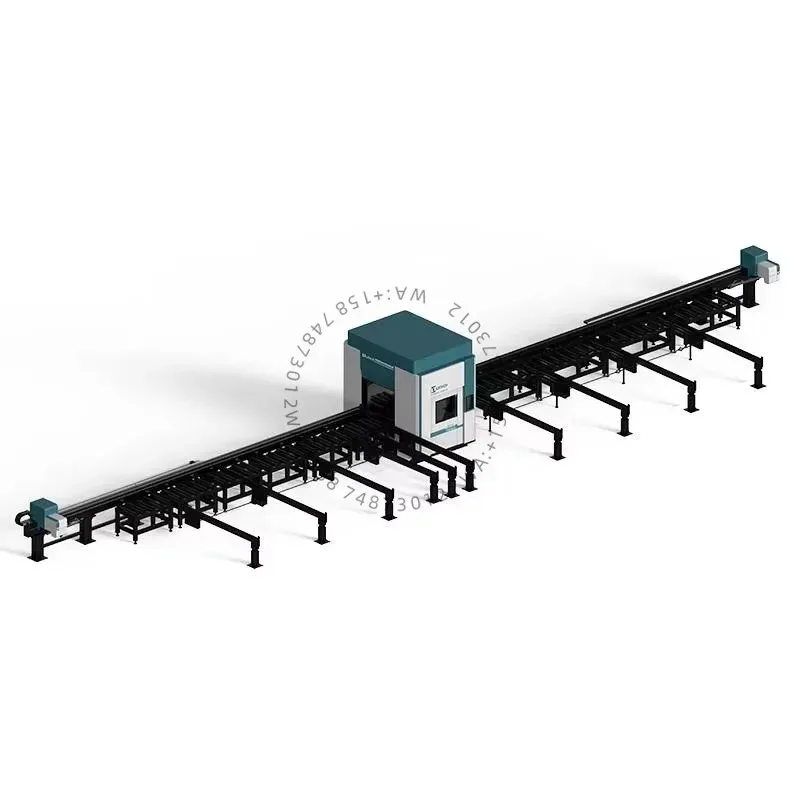 LXSHOW LX650FBHGA H-Shaped 3D Fiber Las erMetal H Beam Cutting Mach ines for Structural Steel 6000W / 12000W / 20000W / 30000W