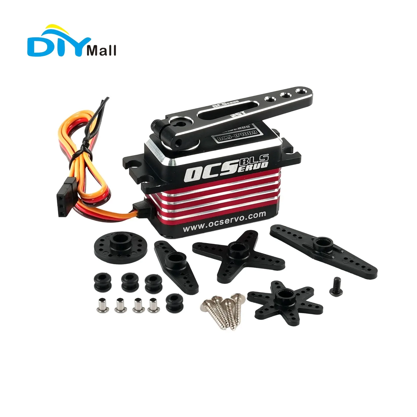 High Torque 8.4V 40KG Low Profile Digital Servo All-Metal Gear 0.09S/60° OCS-D4009 for RC Car Robot DIY