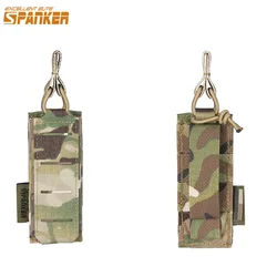 Bolsa táctica para pistola, funda Molle de 9mm extendida para linterna de caza, accesorios de Airsoft