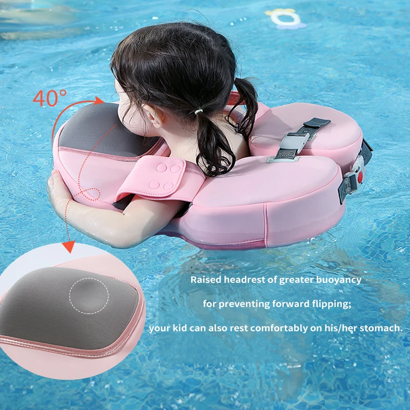 Swimming Coach Swimming Ring New Multi Style Non Inflatable Safe Floating Relaxation Children Waist Swimming Ring Birthday Gift