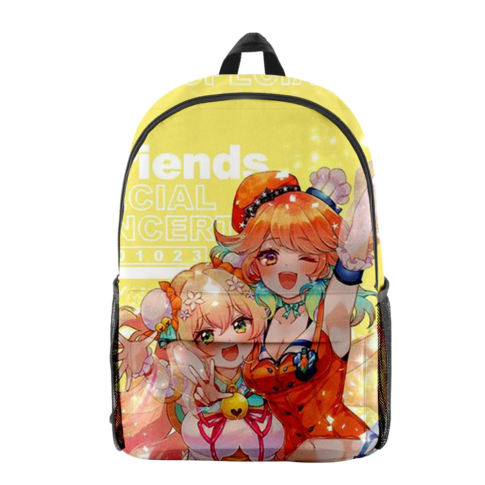 Popular Novelty Hololive Takanashi Kiara pupil Bookbag Notebook Backpacks 3D Print Oxford Waterproof Travel Backpacks